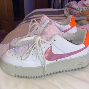 Pink and Orange Air Force 1 Sage Low